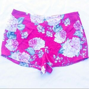 Floral Forever 21 shorts